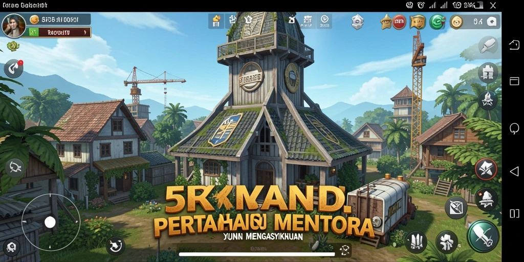Gameplay menarik 55RK dalam pertempuran Tower Defense.