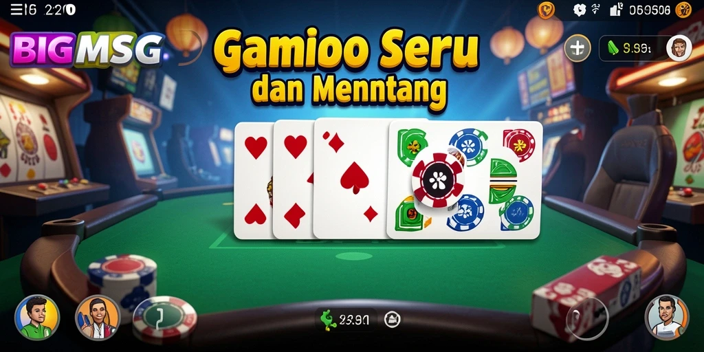 Tangkapan layar gameplay Domino yang menarik dan interaktif.