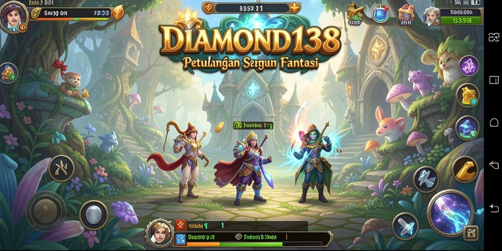 Tampilan gameplay menarik di dunia petualangan DIAMOND138.