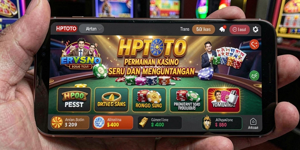 Screenshot HPTOTO menampilkan gameplay kasino yang menarik dan beragam.