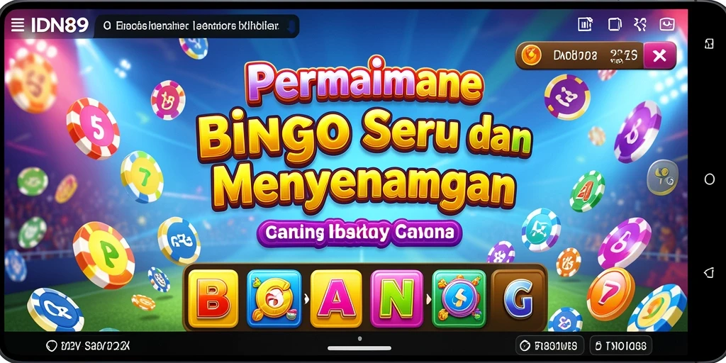 Tampilan gameplay IDN89 yang menakjubkan dalam bermain Bingo.