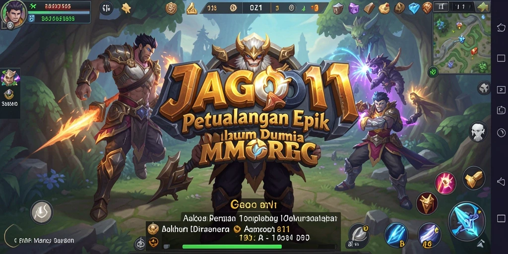 Screenshot gameplay JAGO11 menampilkan petualangan seru dalam dunia MMORPG.