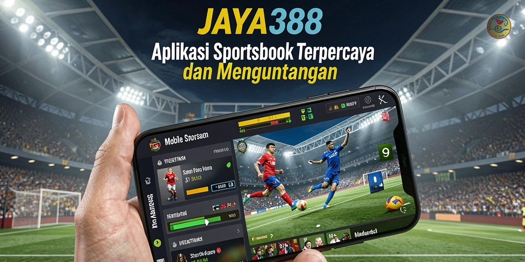 Tampilan utama JAYA388 menunjukkan antarmuka taruhan yang menarik.