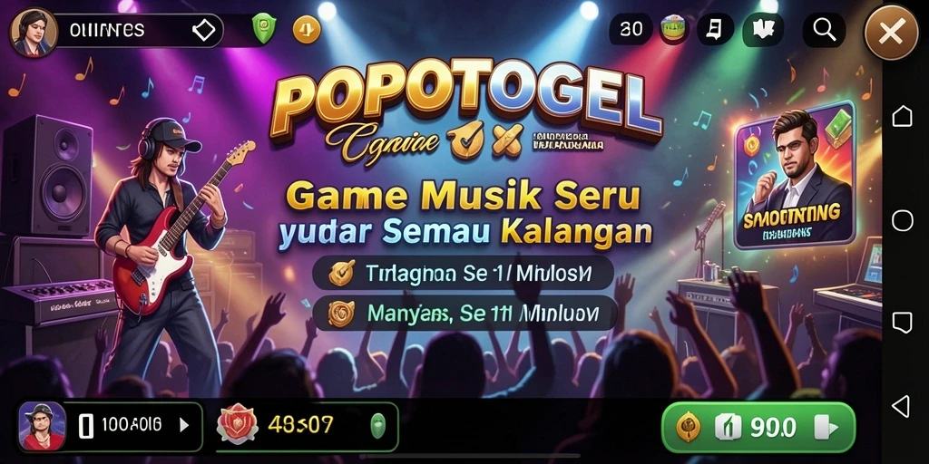 Tampilan gameplay POPOTOGEL yang menantang dan menyenangkan.