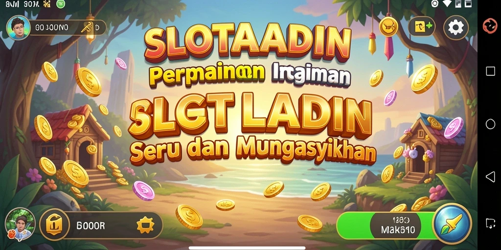 Tangkapan layar utama SLOTALADIN menunjukkan gameplay yang mengasyikkan dan interaktif.