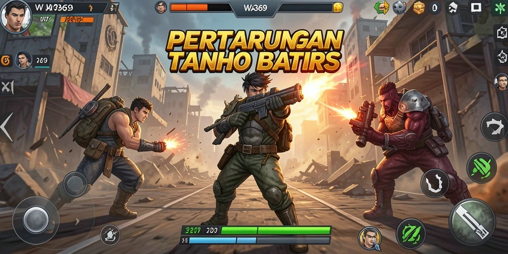 Tampilan gameplay WA369 dengan aksi pertarungan yang seru.